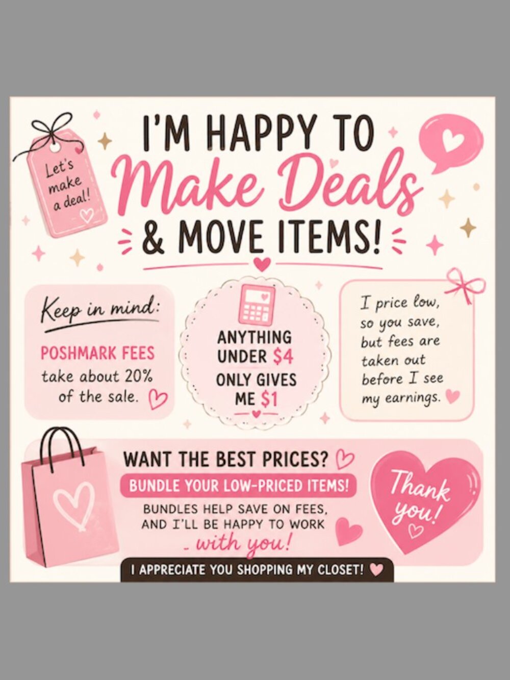 💕 Bundle & Save! Open to Offers --- Please Read Before Sending Offers 💕